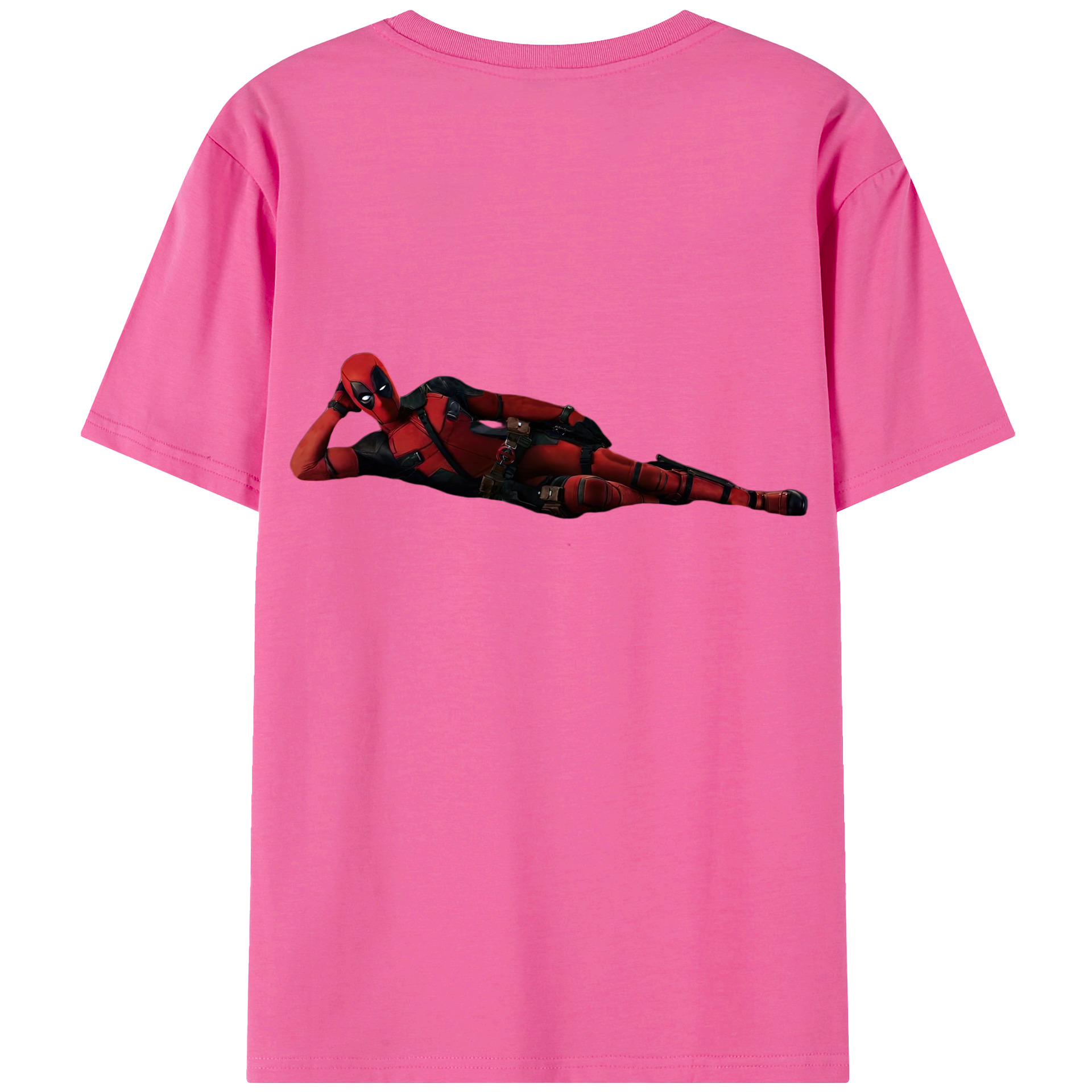 （画像用） Deadpool デッドプール レディース半袖Tシャツ(バックプリント)